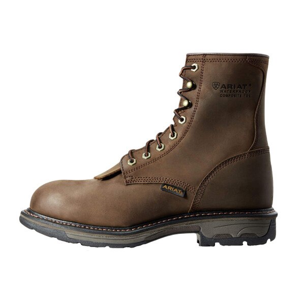 Ariat Waterproof Composite Toe Work Boot in Oily Distressed Brown